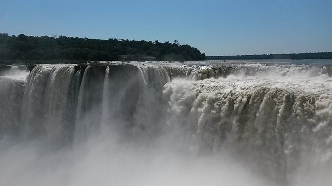 Falls from the Argentinian Side